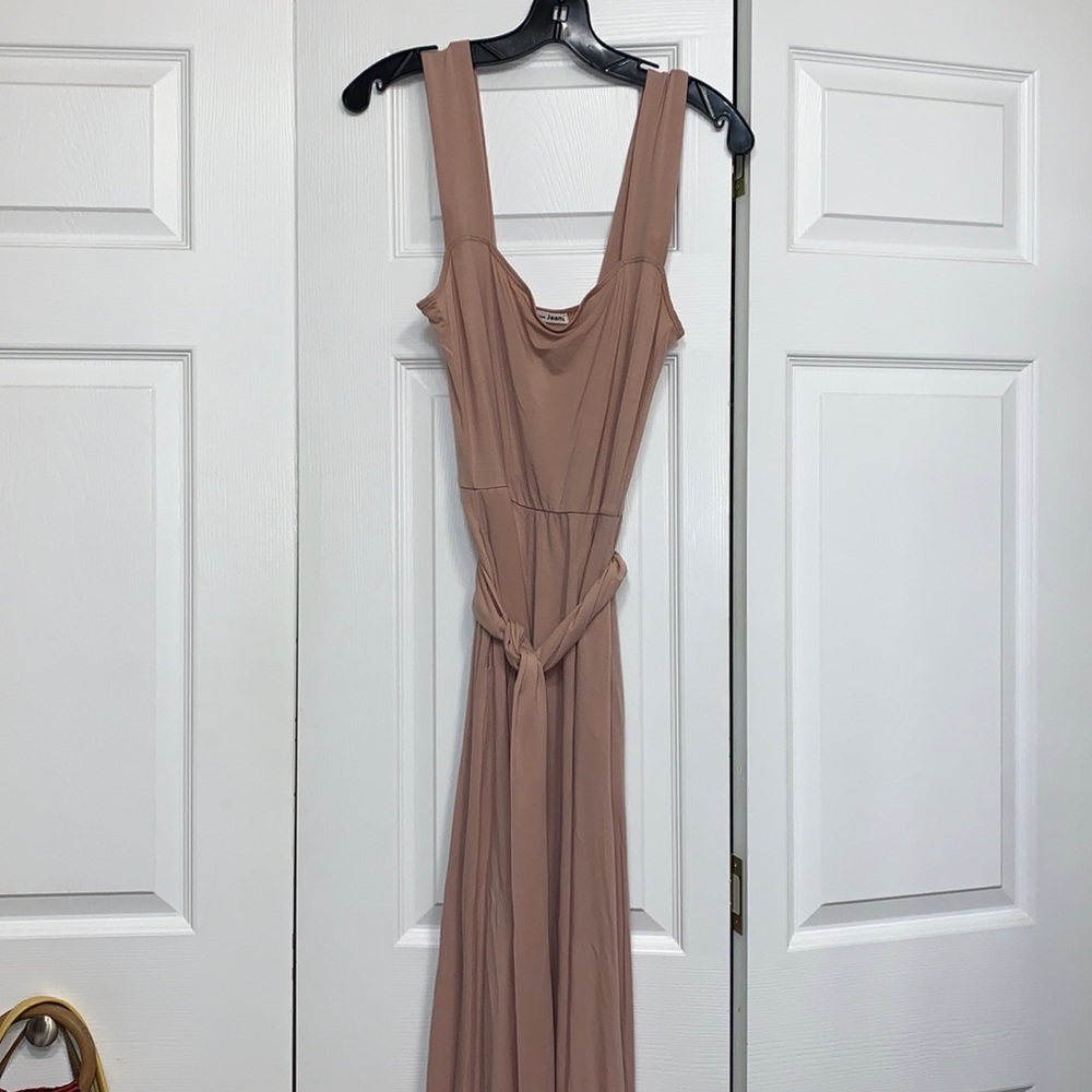 Reformation blush midi dress